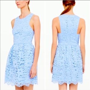 Club Monaco Blue Lace Dress with Pockets! Size 10